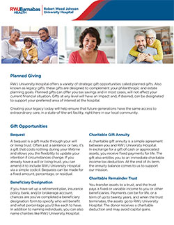 Gift Opportunities brochure